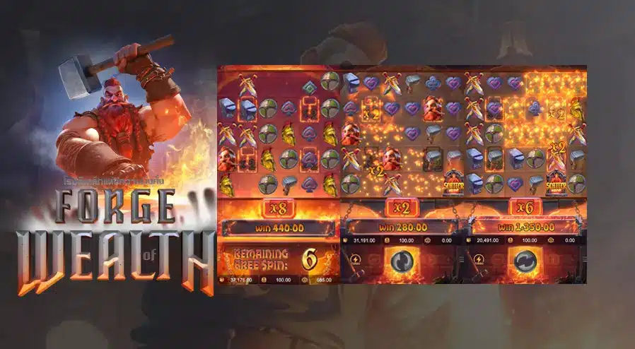 ทดลองเล่นสล็อต Forge of Wealth